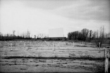 Cascade Drive-In Theatre - Lot With Poles From Jeff Raterink
